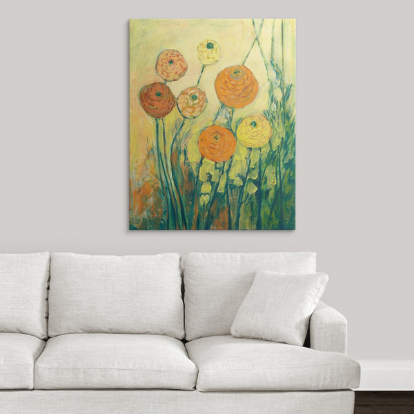 Red Barrel Studio® 'Sunrise in Bloom' Painting Print Wayfair